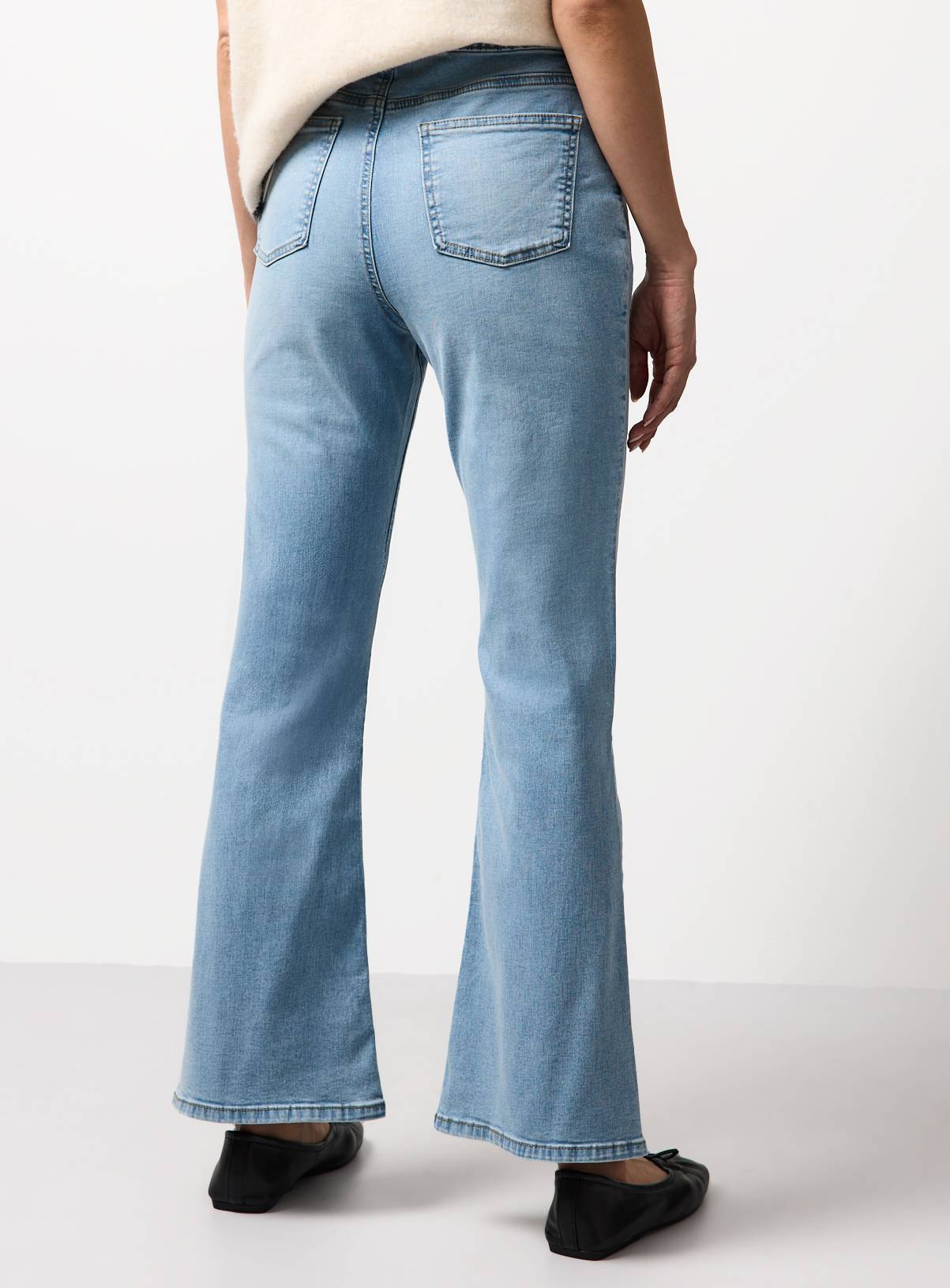 The Light Denim Flared Jeggings 18 - Image 4